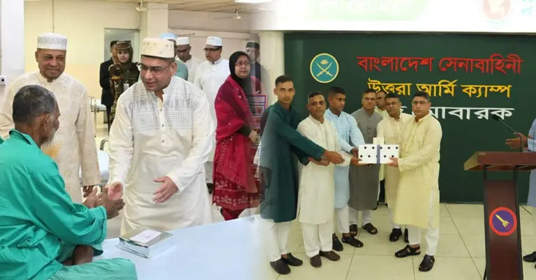ঈদ শুভেচ্ছা বিনিময়ে সেনাপ্রধানের ঢাকার বিভিন্ন সেনাক্যাম্প পরিদর্শন